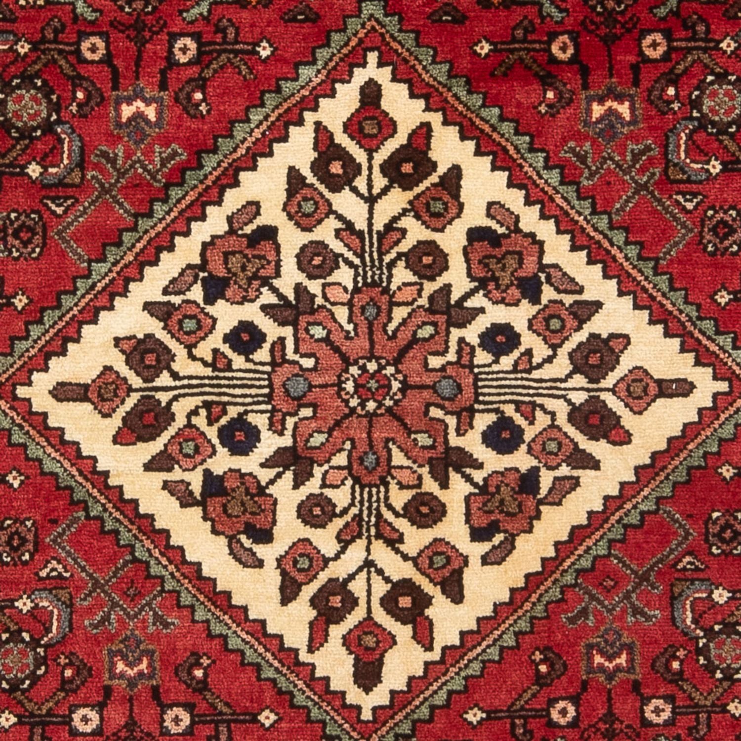 Persisk tæppe - Nomadisk - 203 x 128 cm - rød