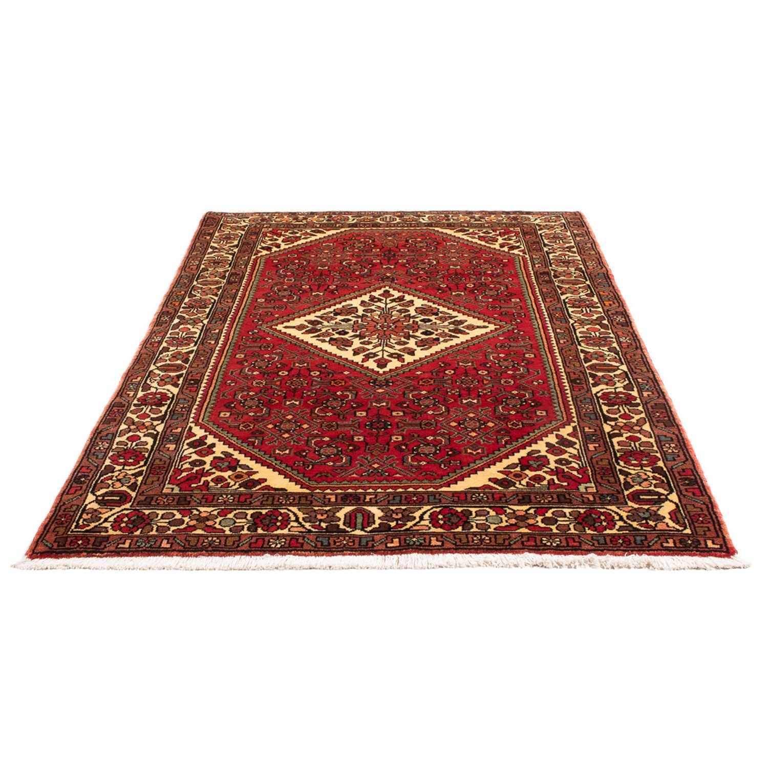 Persisk tæppe - Nomadisk - 203 x 128 cm - rød
