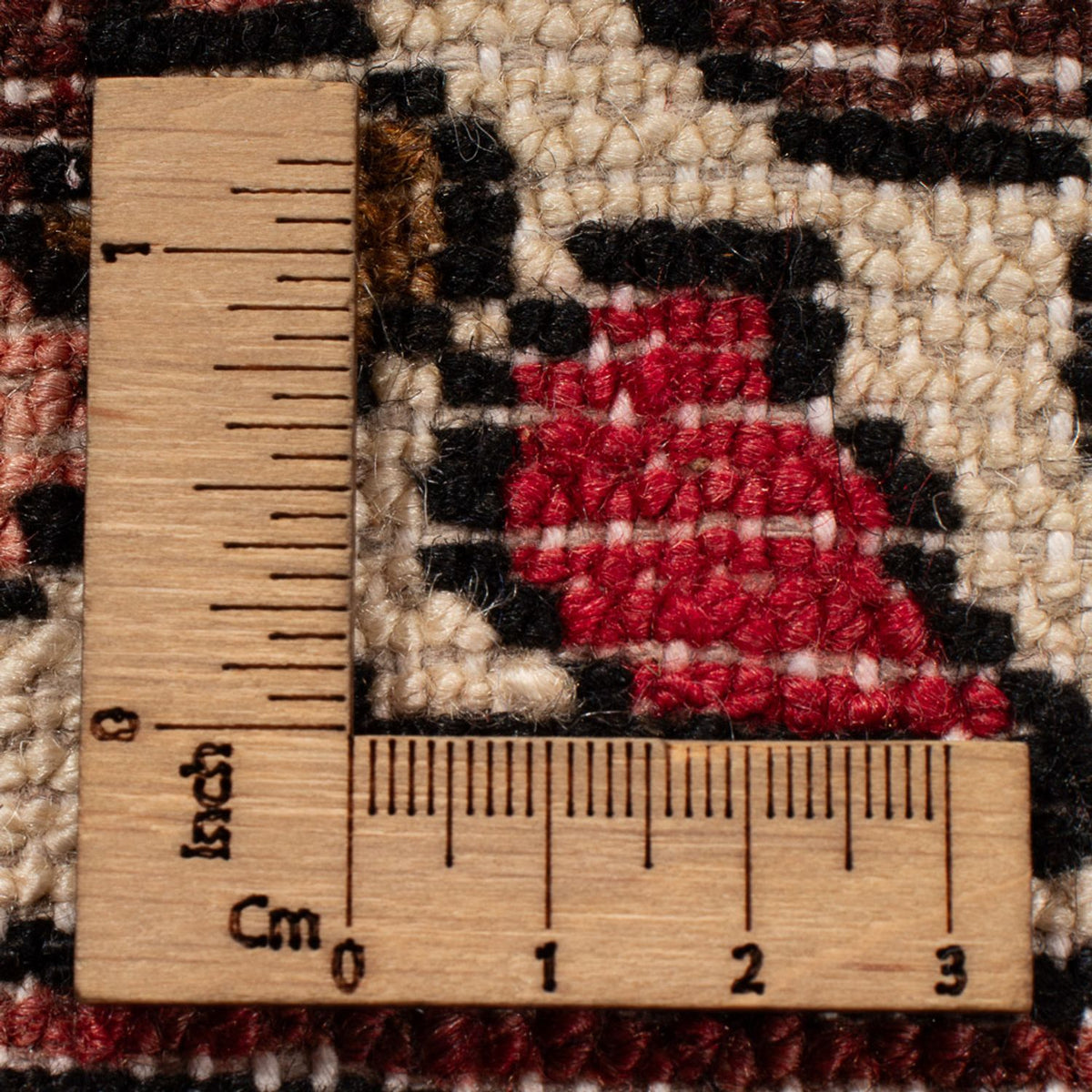 Persisk tæppe - Nomadisk - 203 x 128 cm - rød