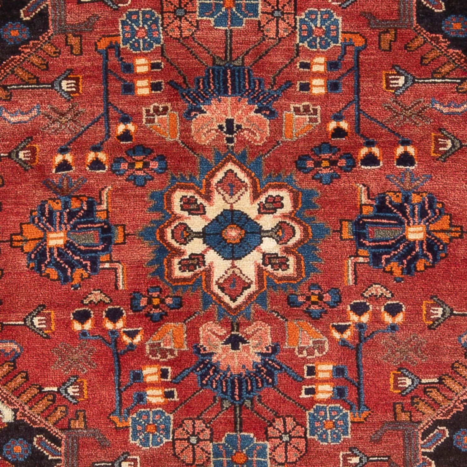 Persisk tæppe - Nomadisk - 210 x 130 cm - rød