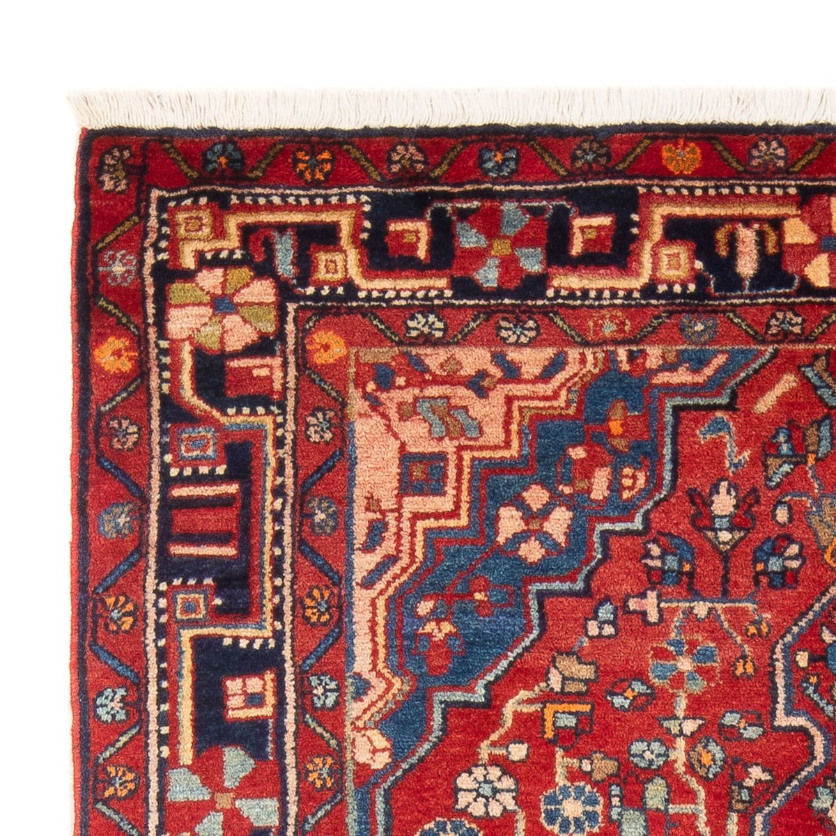 Persisk tæppe - Nomadisk - 203 x 130 cm - rød