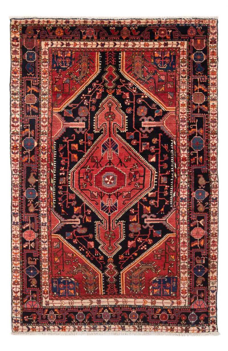 Persisk tæppe - Nomadisk - 215 x 135 cm - mørkeblå