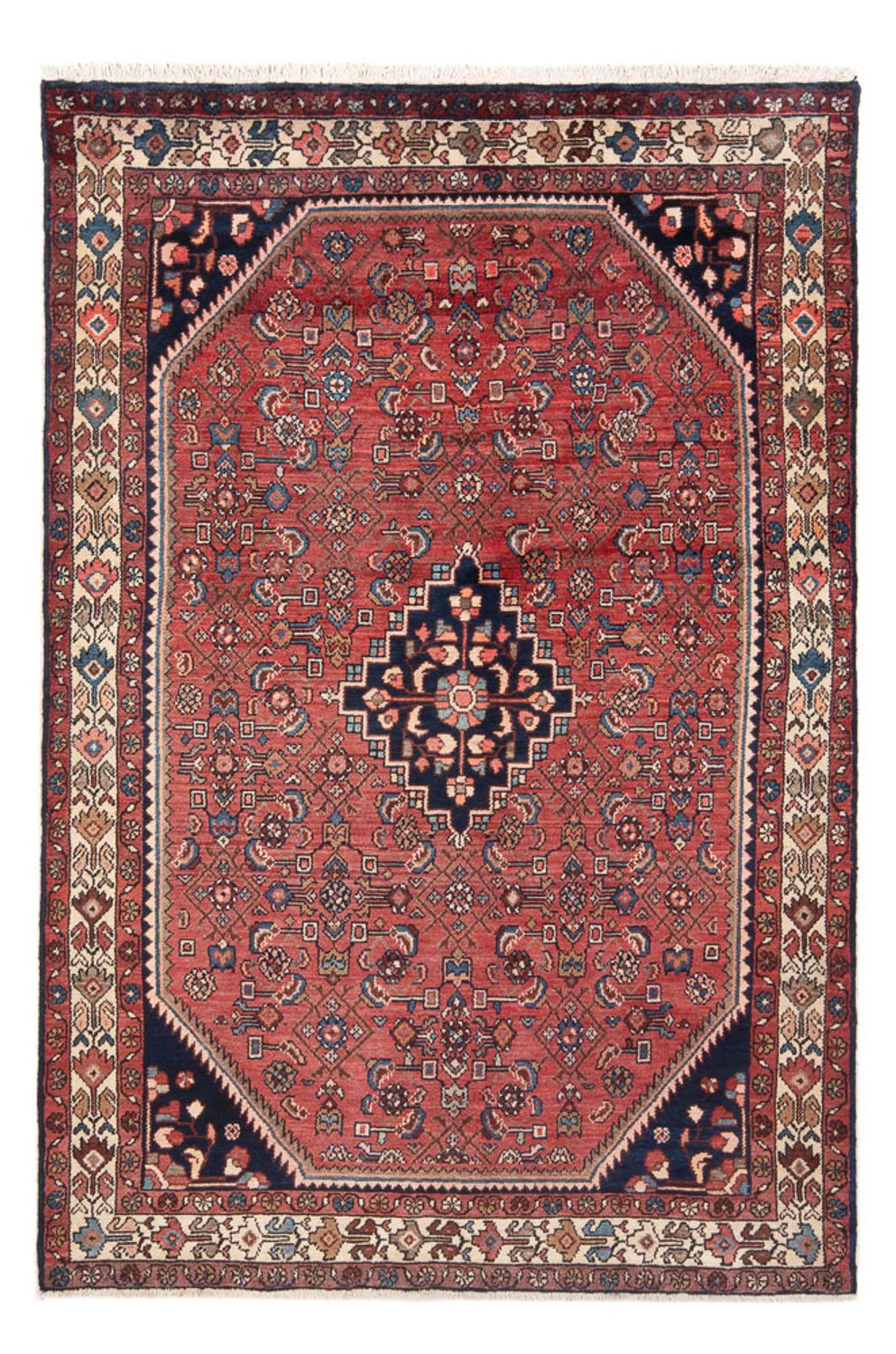 Persisk tæppe - Nomadisk - 215 x 140 cm - rød
