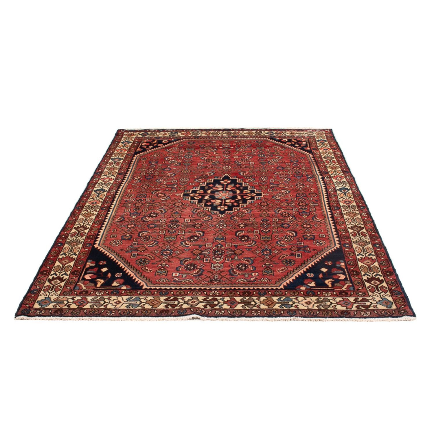 Persisk tæppe - Nomadisk - 215 x 140 cm - rød