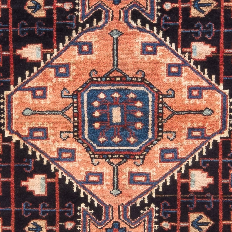 Persisk tæppe - Nomadisk - 165 x 111 cm - mørkeblå