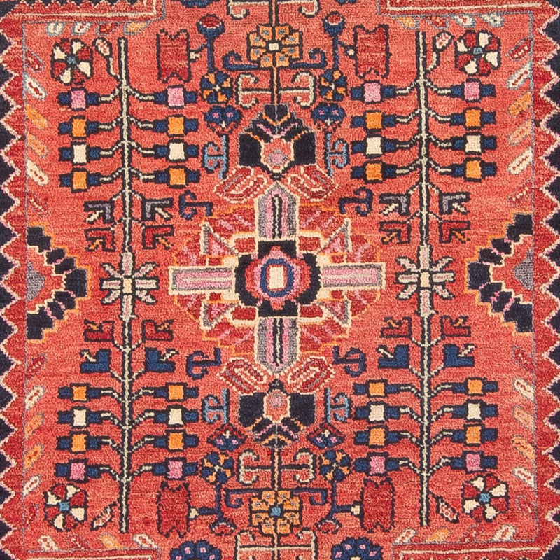 Persisk tæppe - Nomadisk - 248 x 148 cm - lysrød