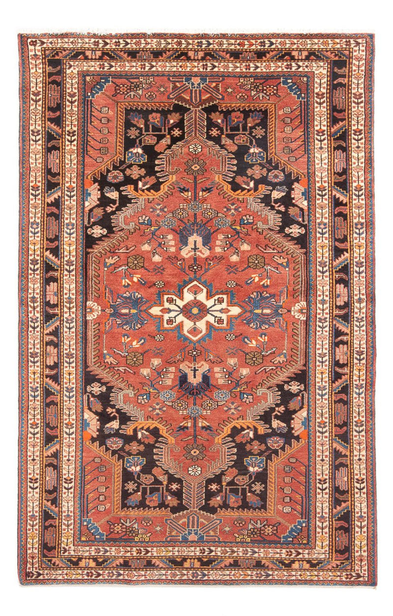 Persisk tæppe - Nomadisk - 235 x 140 cm - lysrød