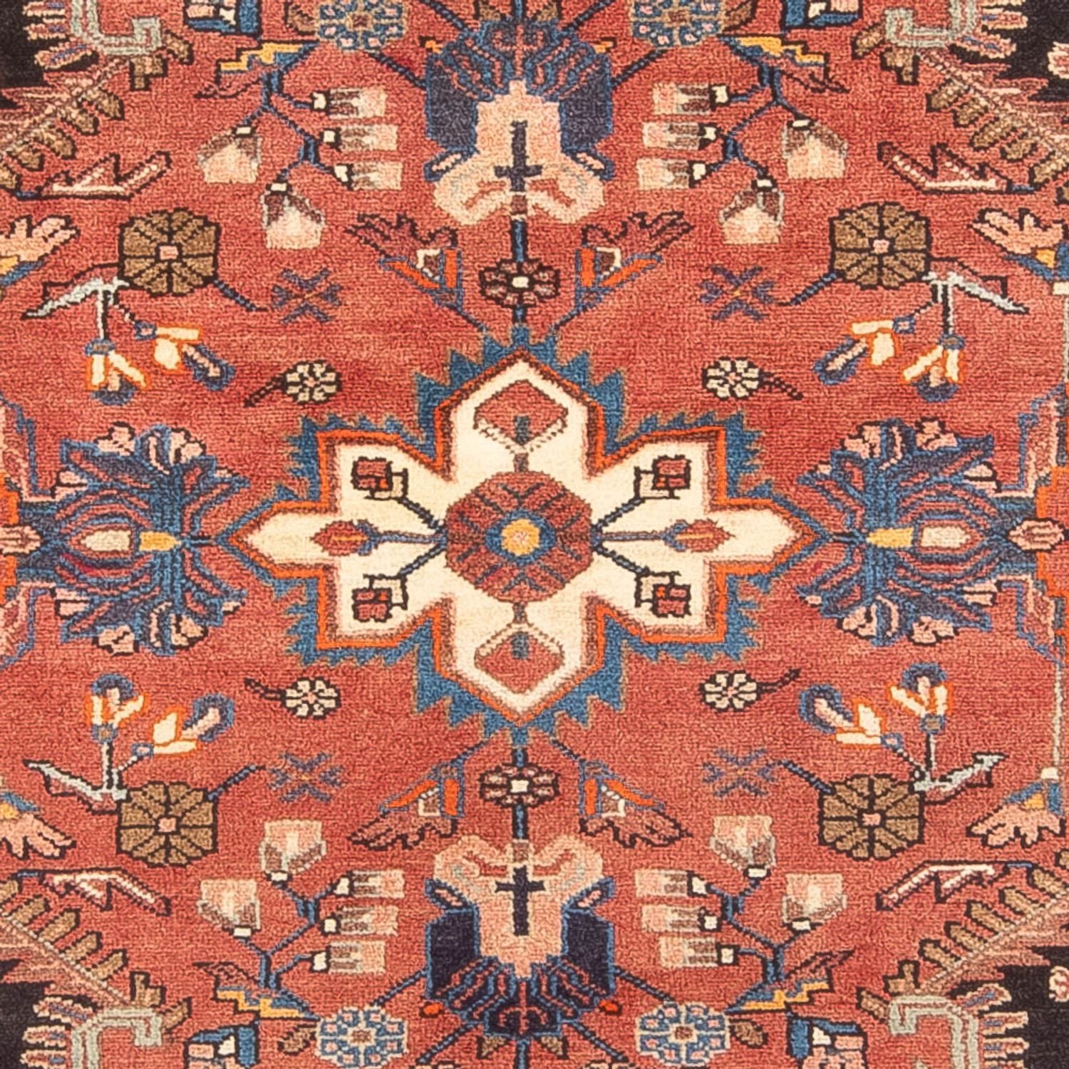 Persisk tæppe - Nomadisk - 235 x 140 cm - lysrød