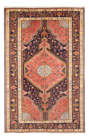 Persisk tæppe - Nomadisk - 223 x 137 cm - lysrød
