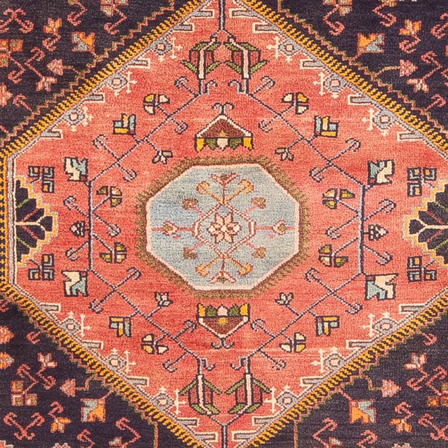 Persisk tæppe - Nomadisk - 223 x 137 cm - lysrød