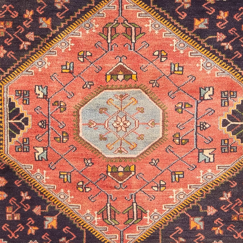 Persisk tæppe - Nomadisk - 223 x 137 cm - lysrød