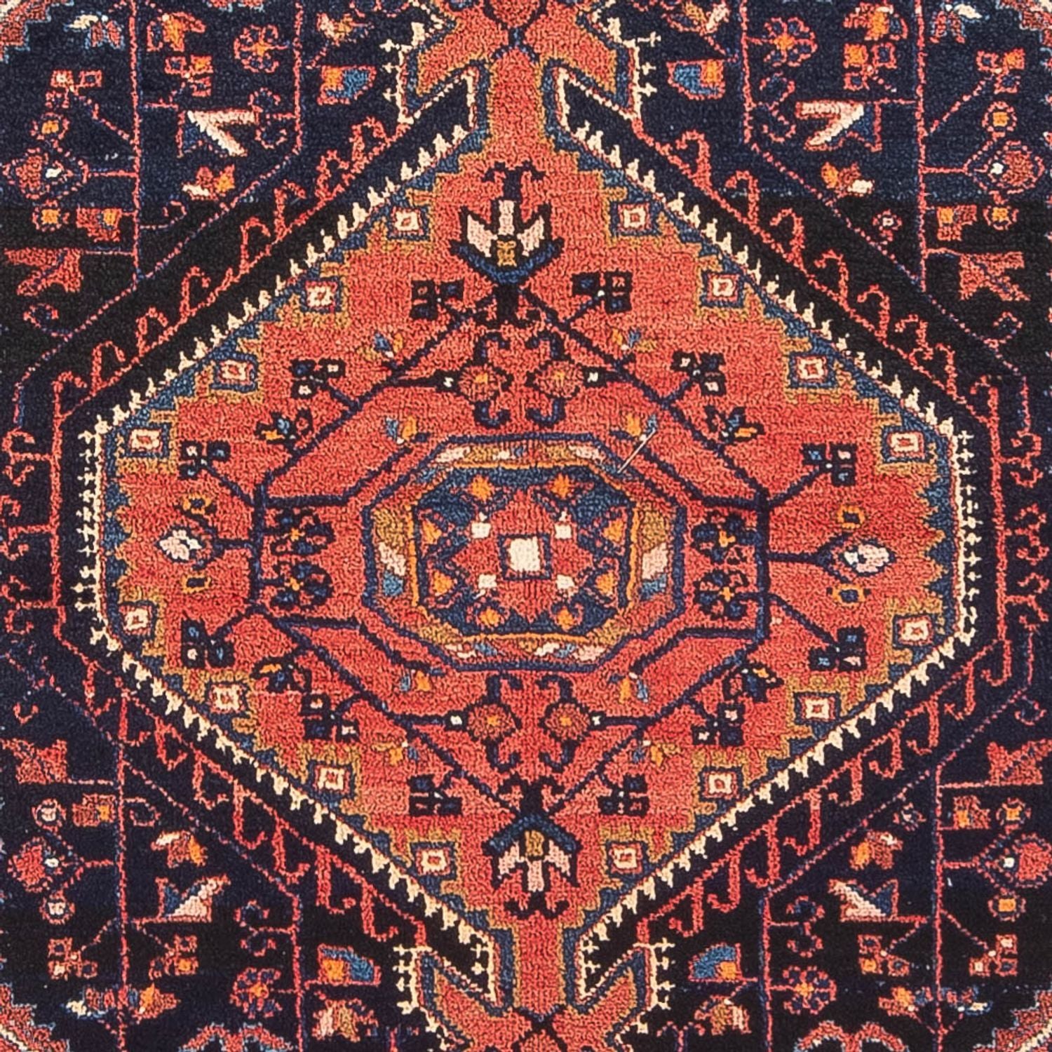 Persisk tæppe - Nomadisk - 248 x 143 cm - lysrød