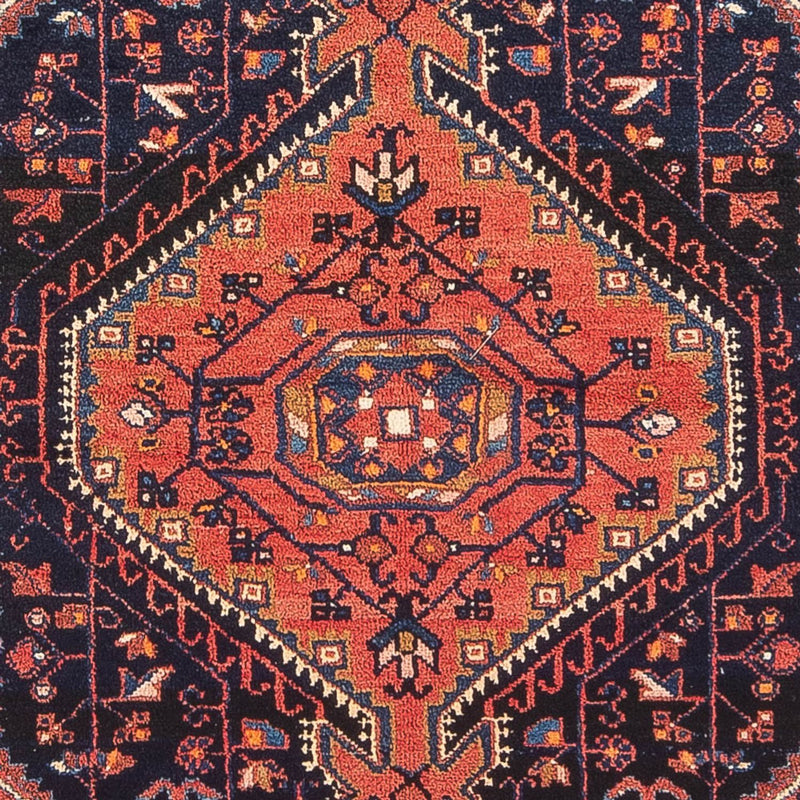 Persisk tæppe - Nomadisk - 248 x 143 cm - lysrød