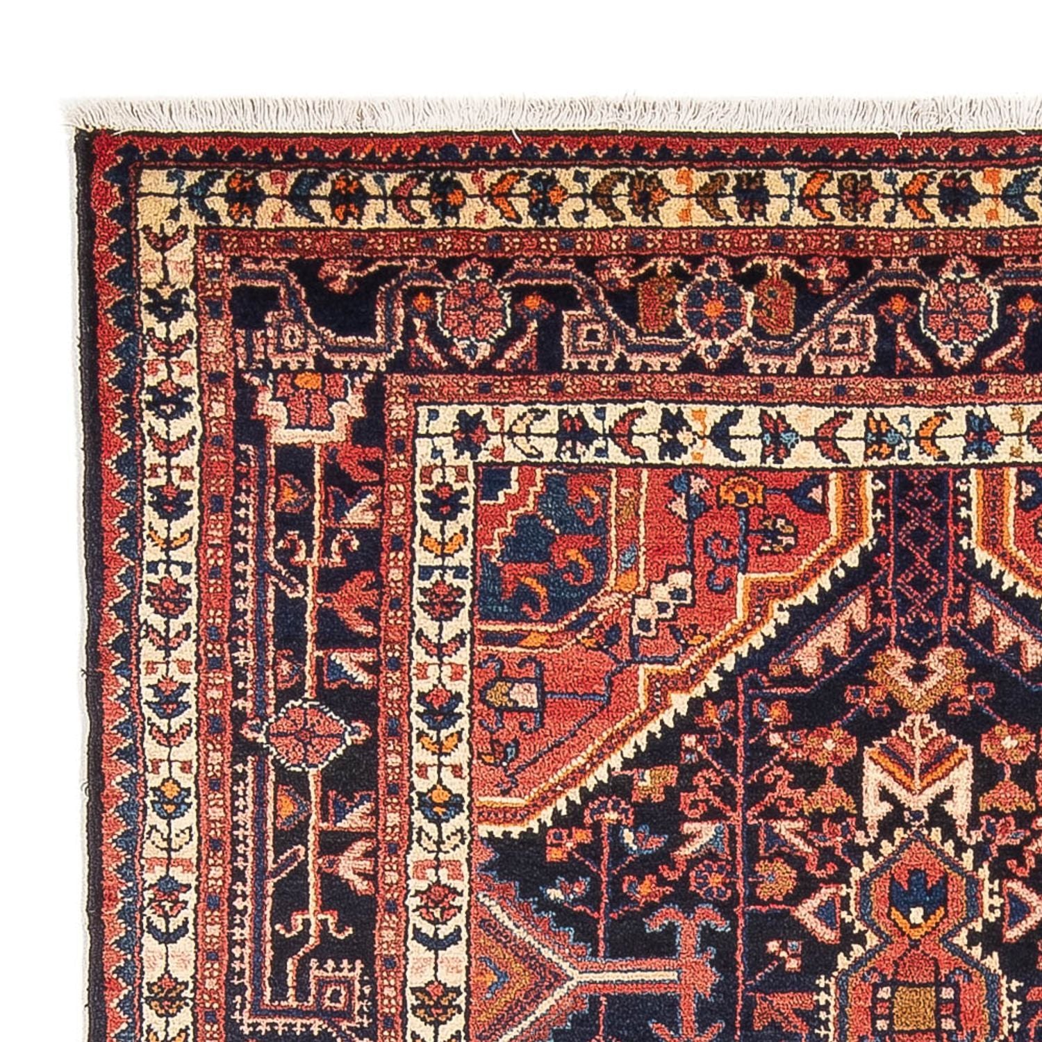 Persisk tæppe - Nomadisk - 248 x 143 cm - lysrød