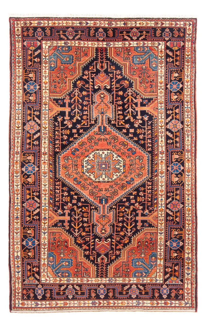 Persisk tæppe - Nomadisk - 224 x 132 cm - lysrød