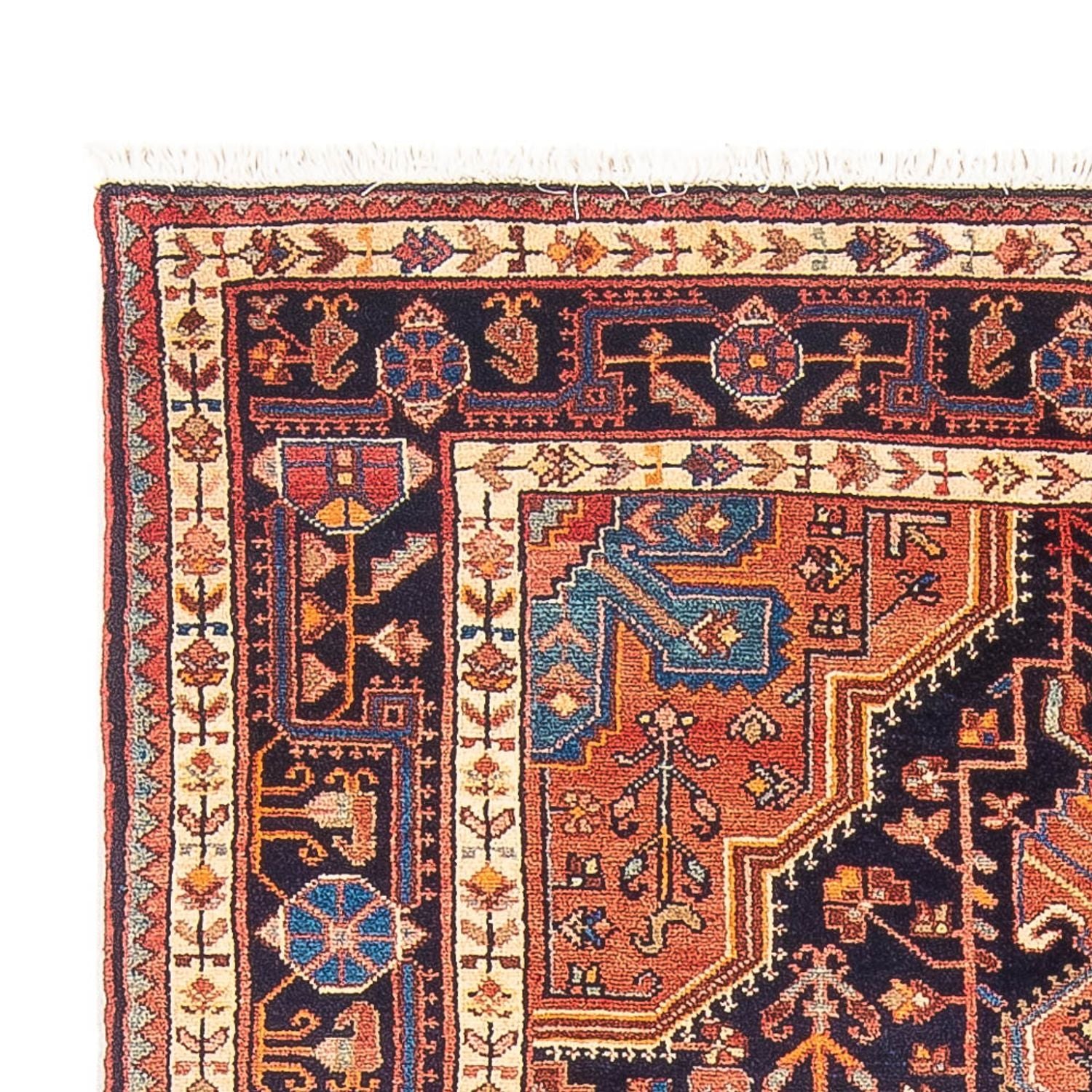Persisk tæppe - Nomadisk - 224 x 132 cm - lysrød