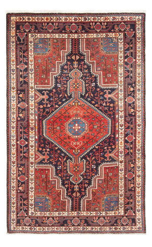 Persisk tæppe - Nomadisk - 225 x 138 cm - lysrød