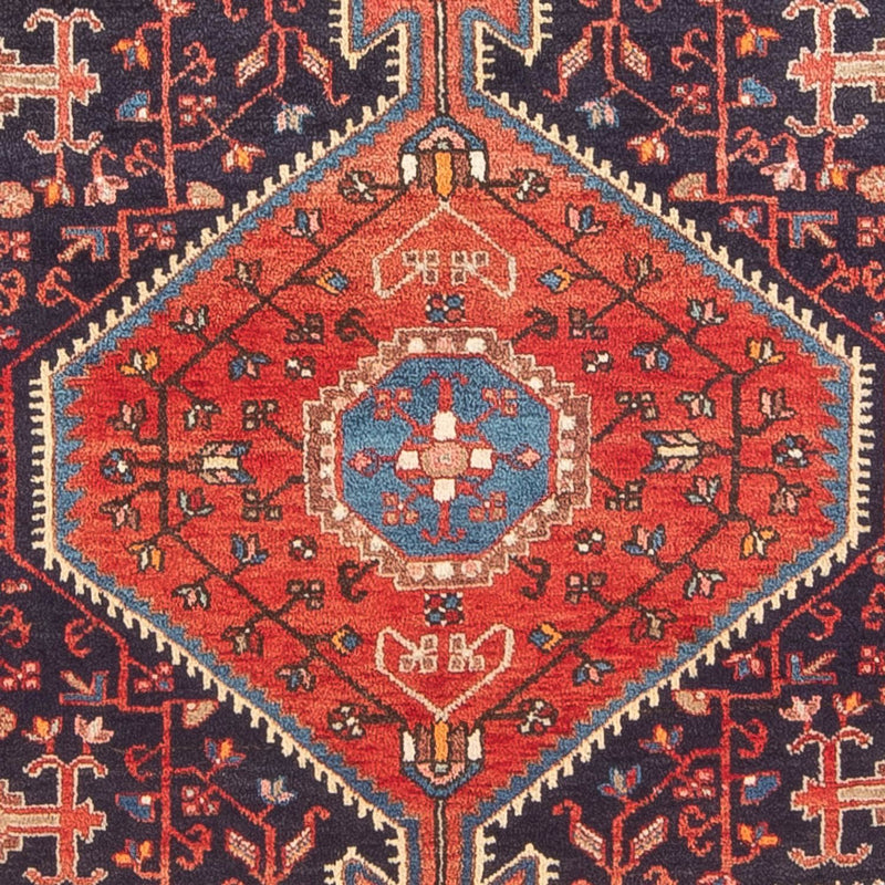Persisk tæppe - Nomadisk - 225 x 138 cm - lysrød