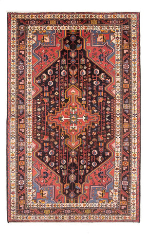 Persisk tæppe - Nomadisk - 233 x 137 cm - lysrød