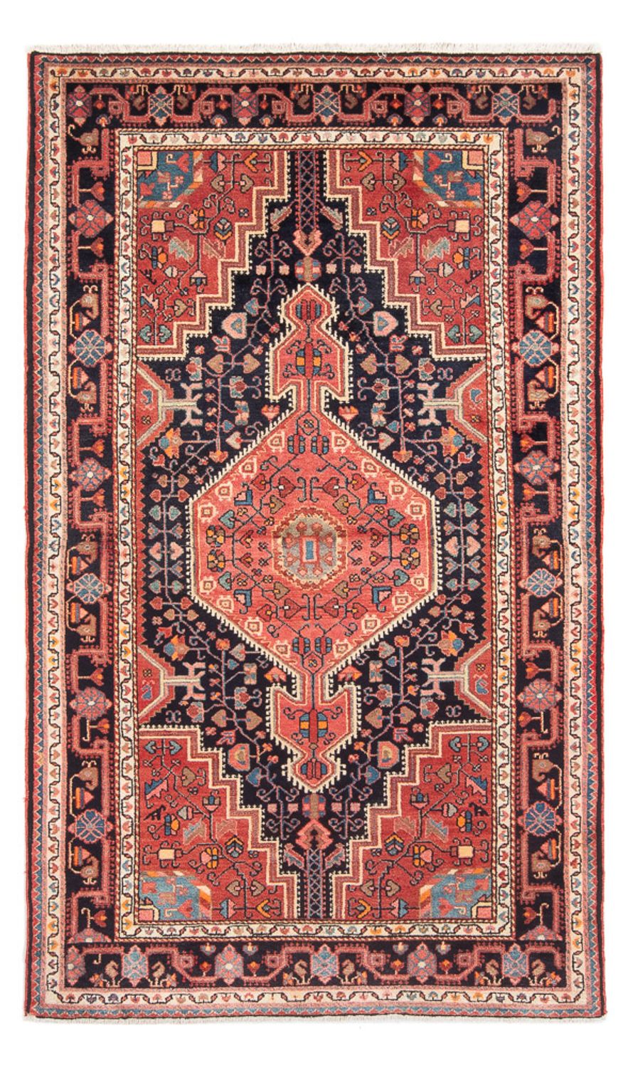 Persisk tæppe - Nomadisk - 240 x 138 cm - lysrød