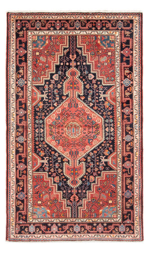 Persisk tæppe - Nomadisk - 240 x 138 cm - lysrød