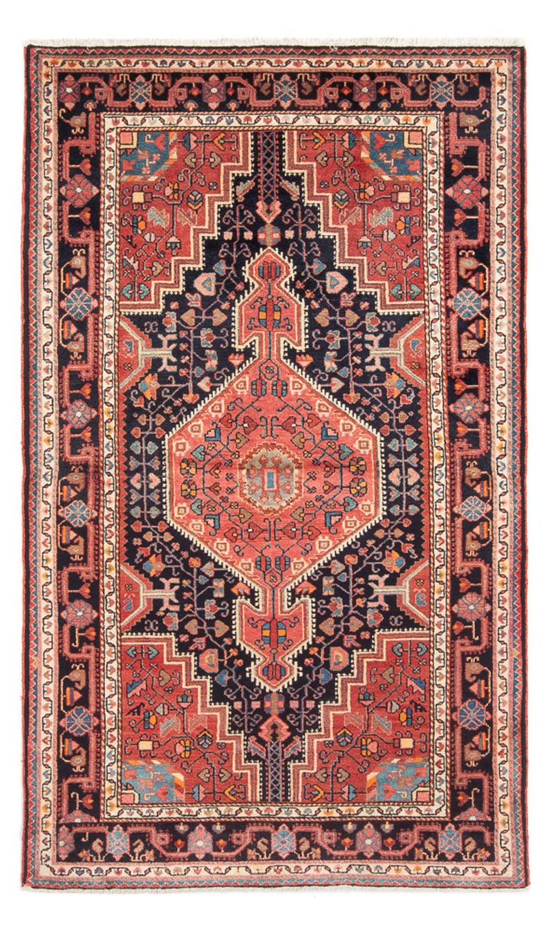 Persisk tæppe - Nomadisk - 240 x 138 cm - lysrød