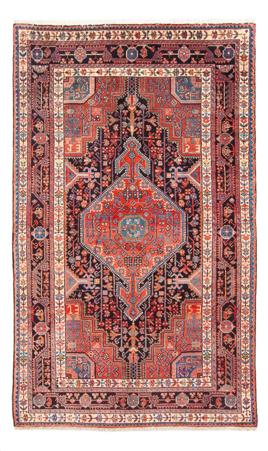 Persisk tæppe - Nomadisk - 230 x 137 cm - lysrød