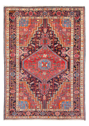 Persisk tæppe - Nomadisk - 234 x 155 cm - lysrød