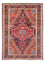 Persisk tæppe - Nomadisk - 234 x 155 cm - lysrød