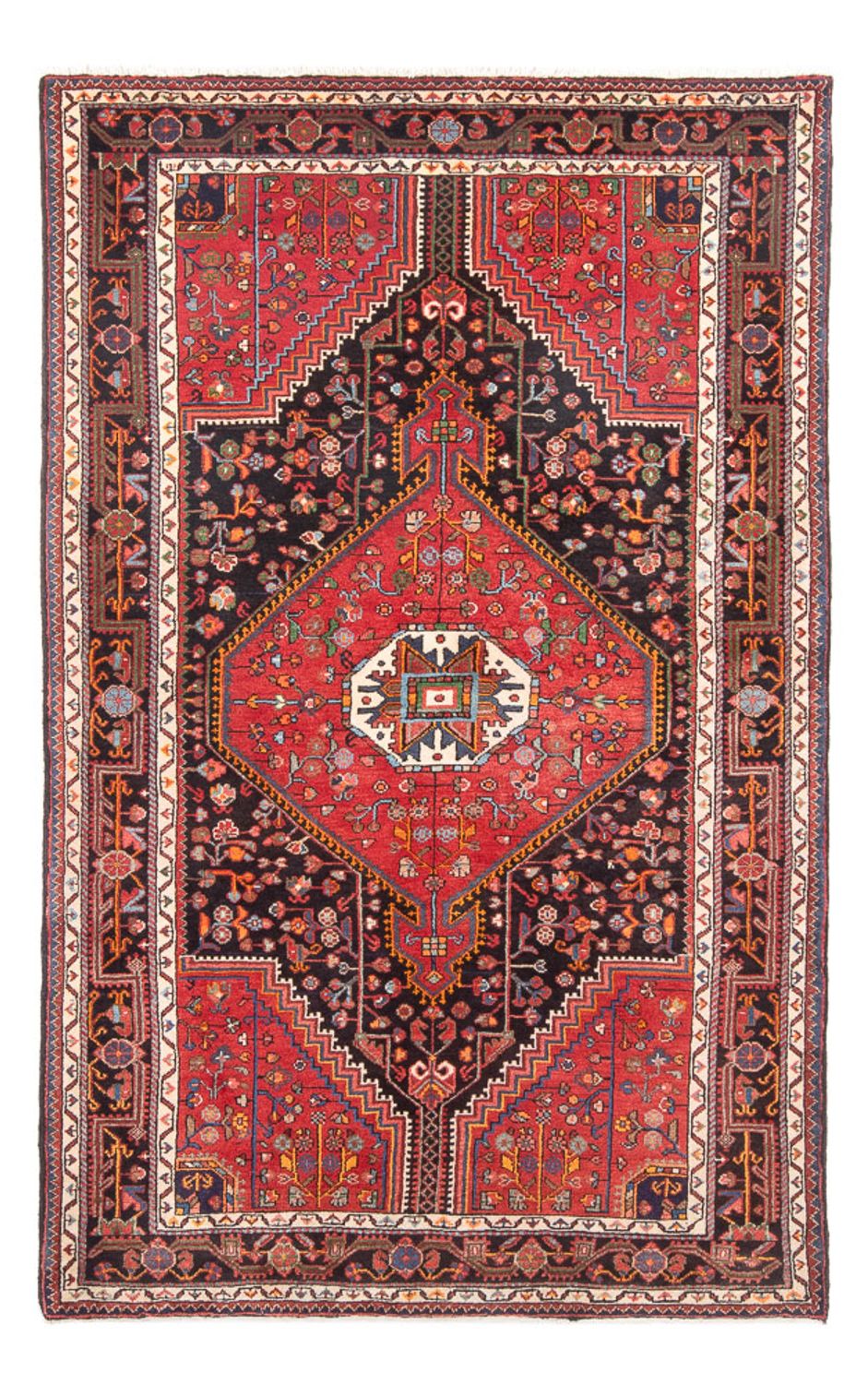Persisk tæppe - Nomadisk - 250 x 150 cm - rød