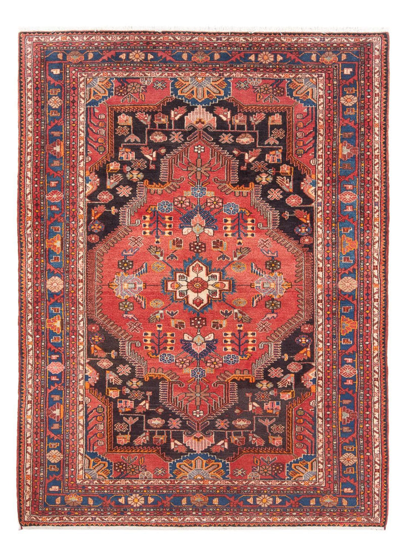 Persisk tæppe - Nomadisk - 221 x 154 cm - lysrød