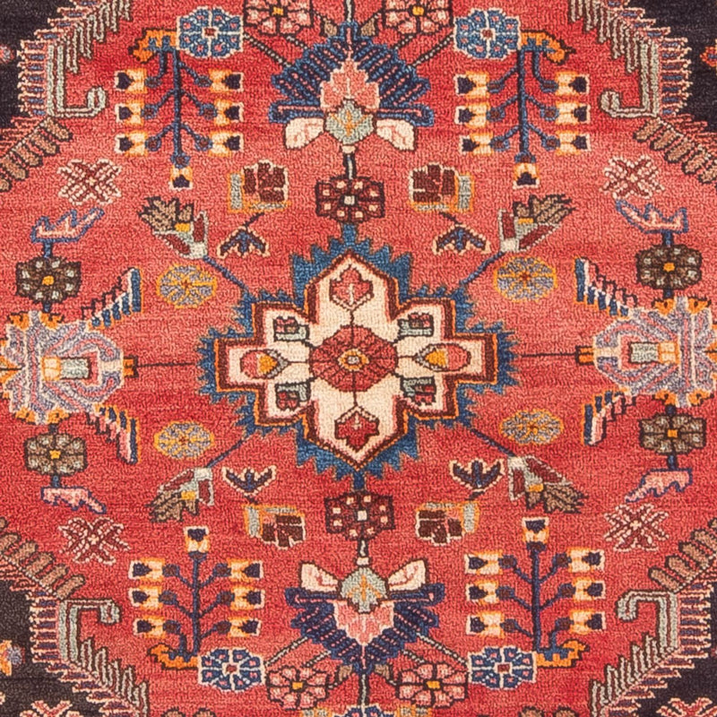 Persisk tæppe - Nomadisk - 221 x 154 cm - lysrød