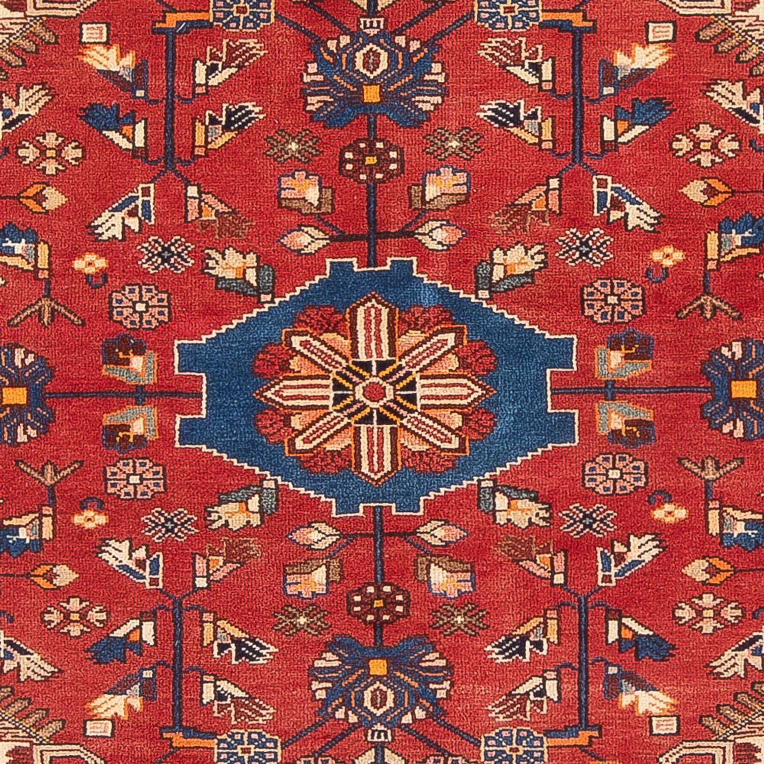 Persisk tæppe - Nomadisk - 240 x 175 cm - rød