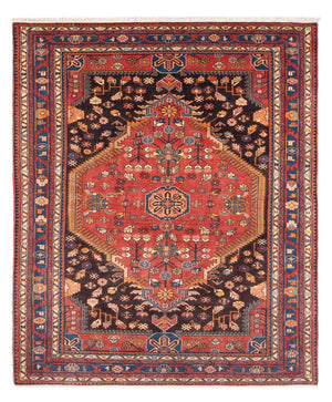 Persisk tæppe - Nomadisk - 226 x 164 cm - lysrød