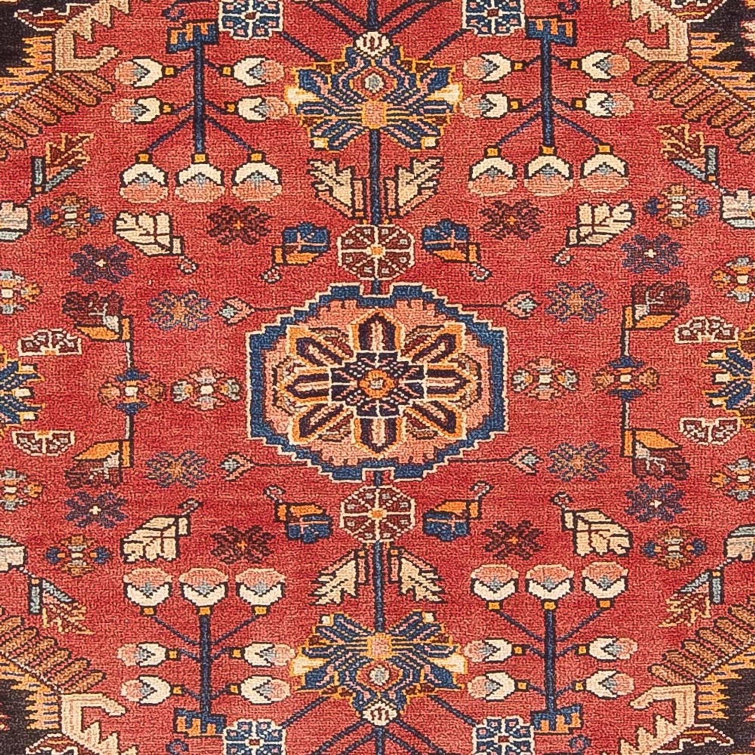 Persisk tæppe - Nomadisk - 226 x 164 cm - lysrød