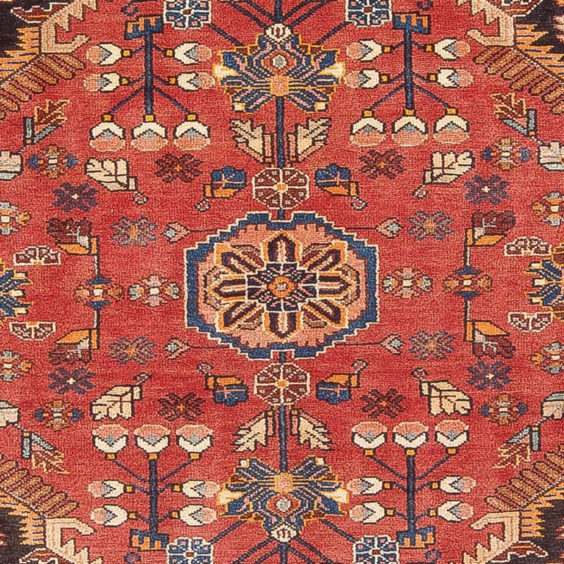 Persisk tæppe - Nomadisk - 226 x 164 cm - lysrød