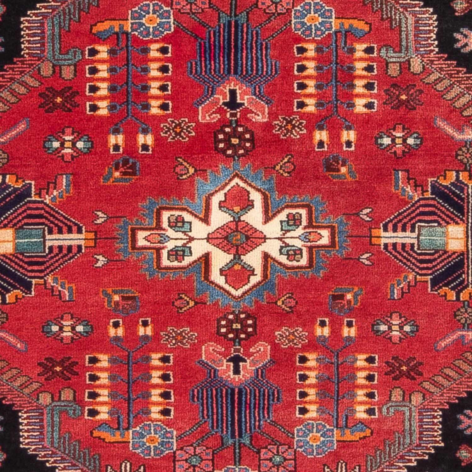 Persisk tæppe - Nomadisk - 222 x 154 cm - rød