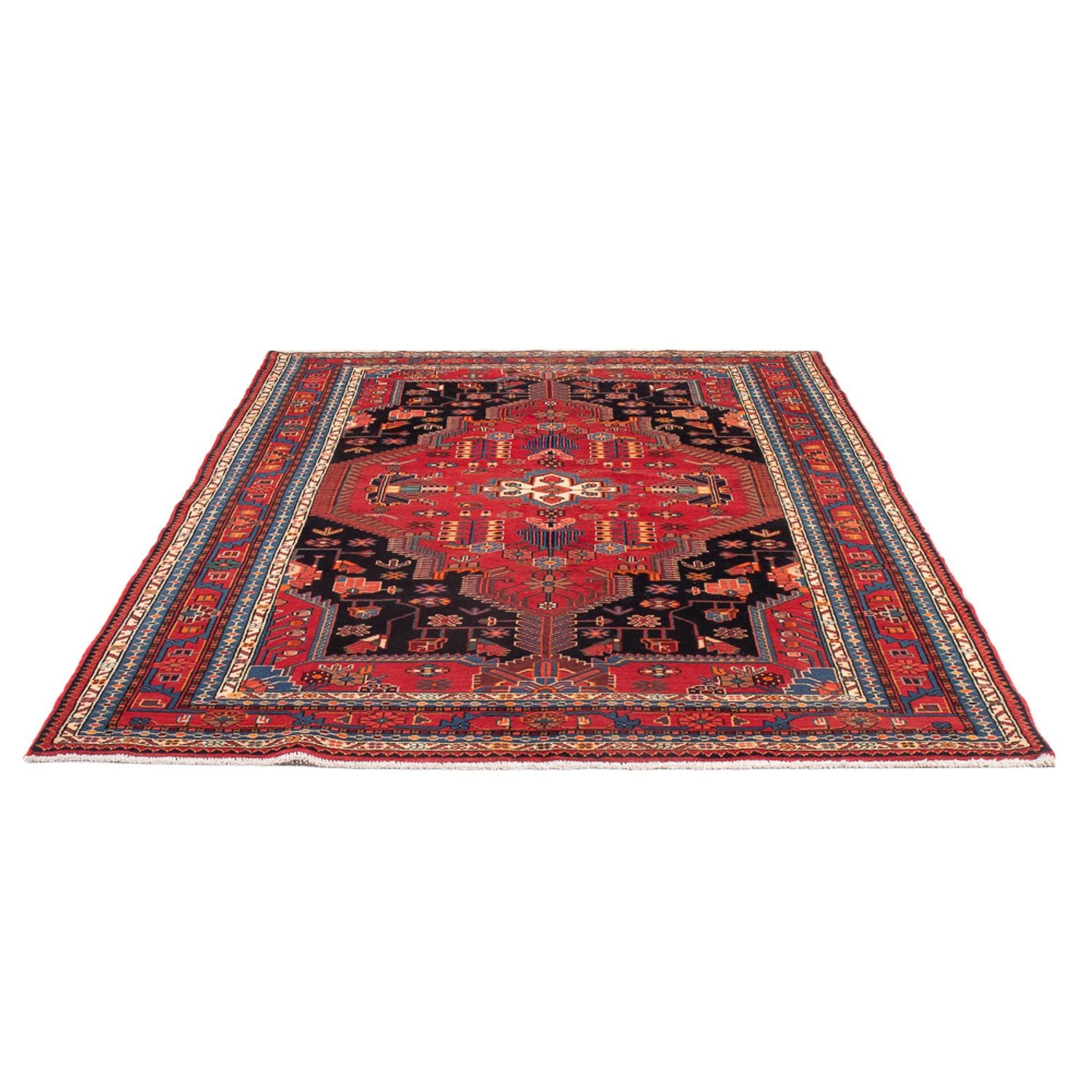 Persisk tæppe - Nomadisk - 222 x 154 cm - rød
