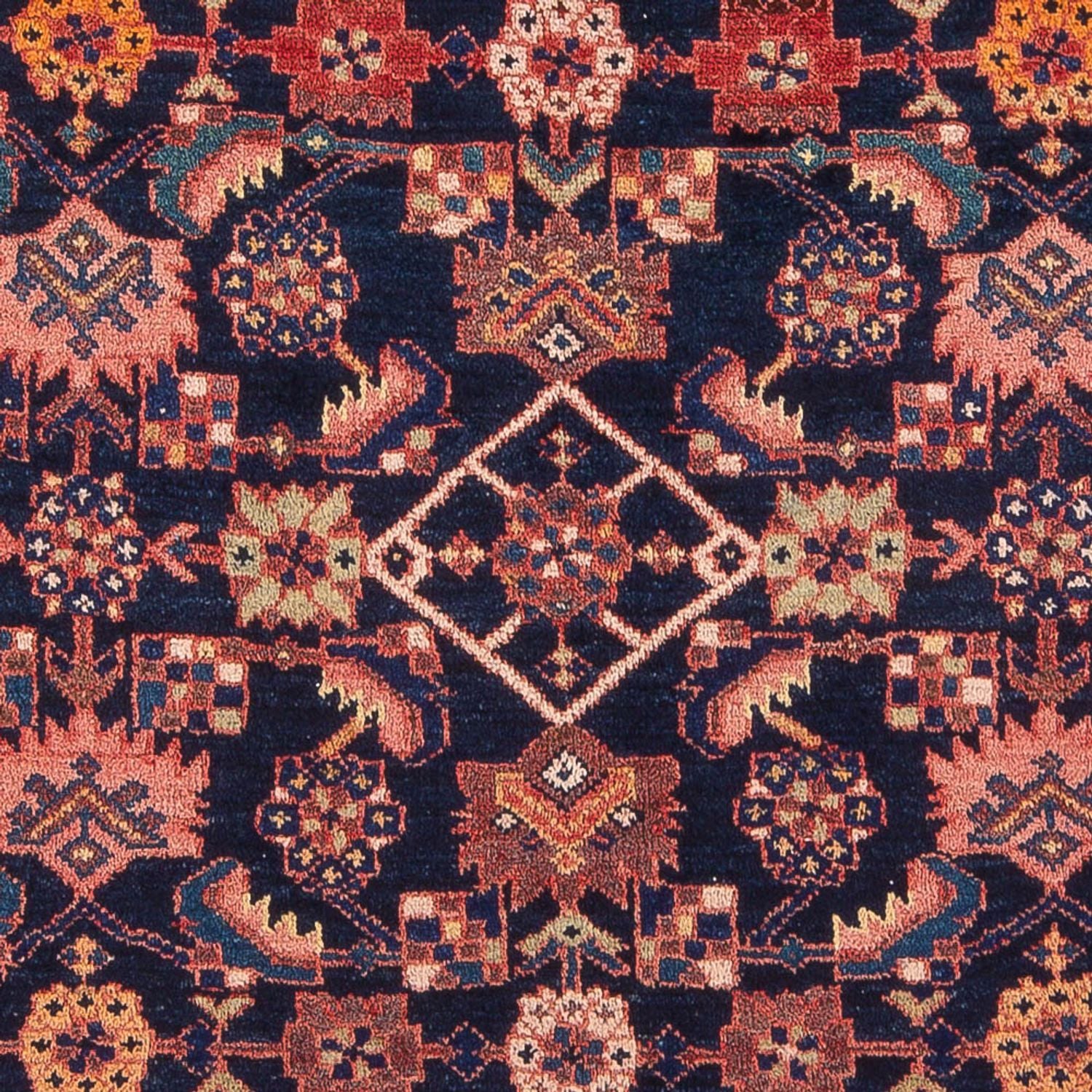 Persisk tæppe - Nomadisk - 205 x 155 cm - mørkeblå