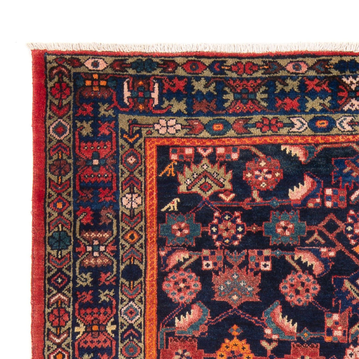 Persisk tæppe - Nomadisk - 205 x 155 cm - mørkeblå