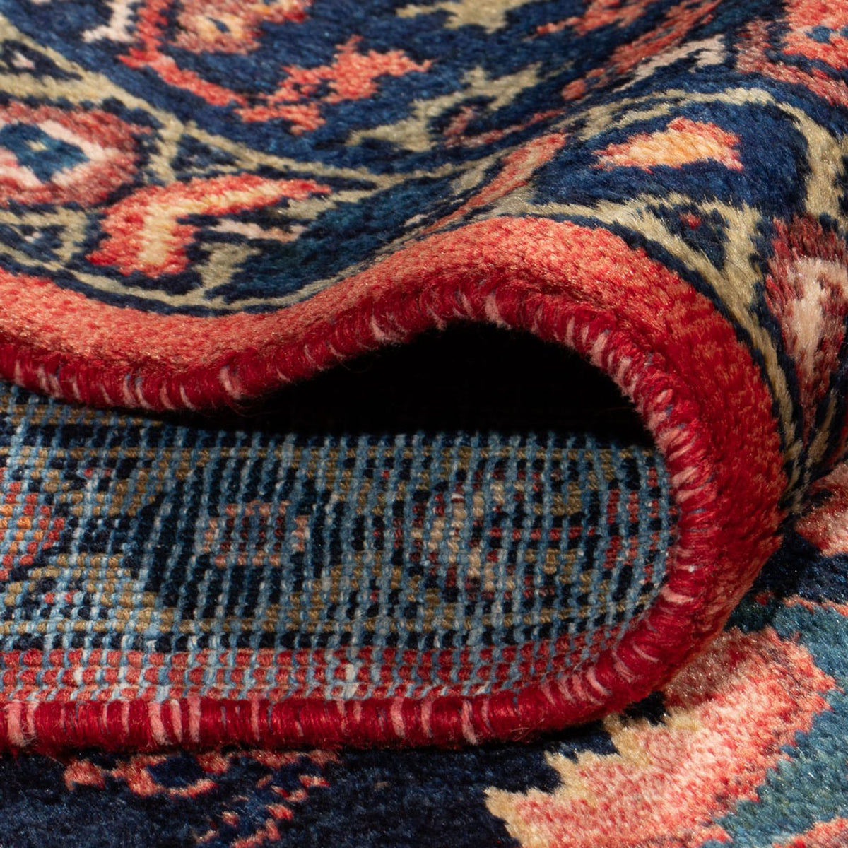 Persisk tæppe - Nomadisk - 205 x 155 cm - mørkeblå