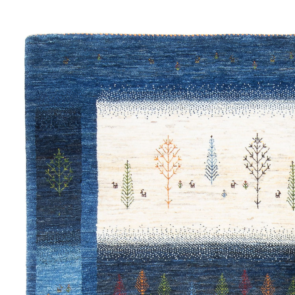 Gabbeh Tæppe - Loribaft Persisk - 247 x 181 cm - flerfarvet