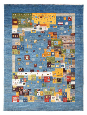 Gabbeh Tæppe - Loribaft Persisk - 237 x 180 cm - flerfarvet