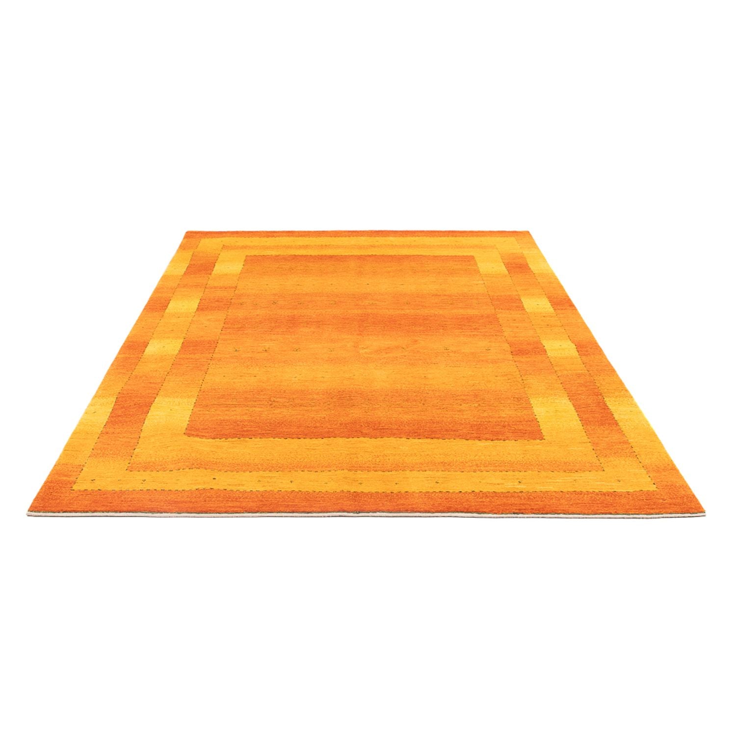 Gabbeh Tæppe - Loribaft Persisk - 251 x 169 cm - guld