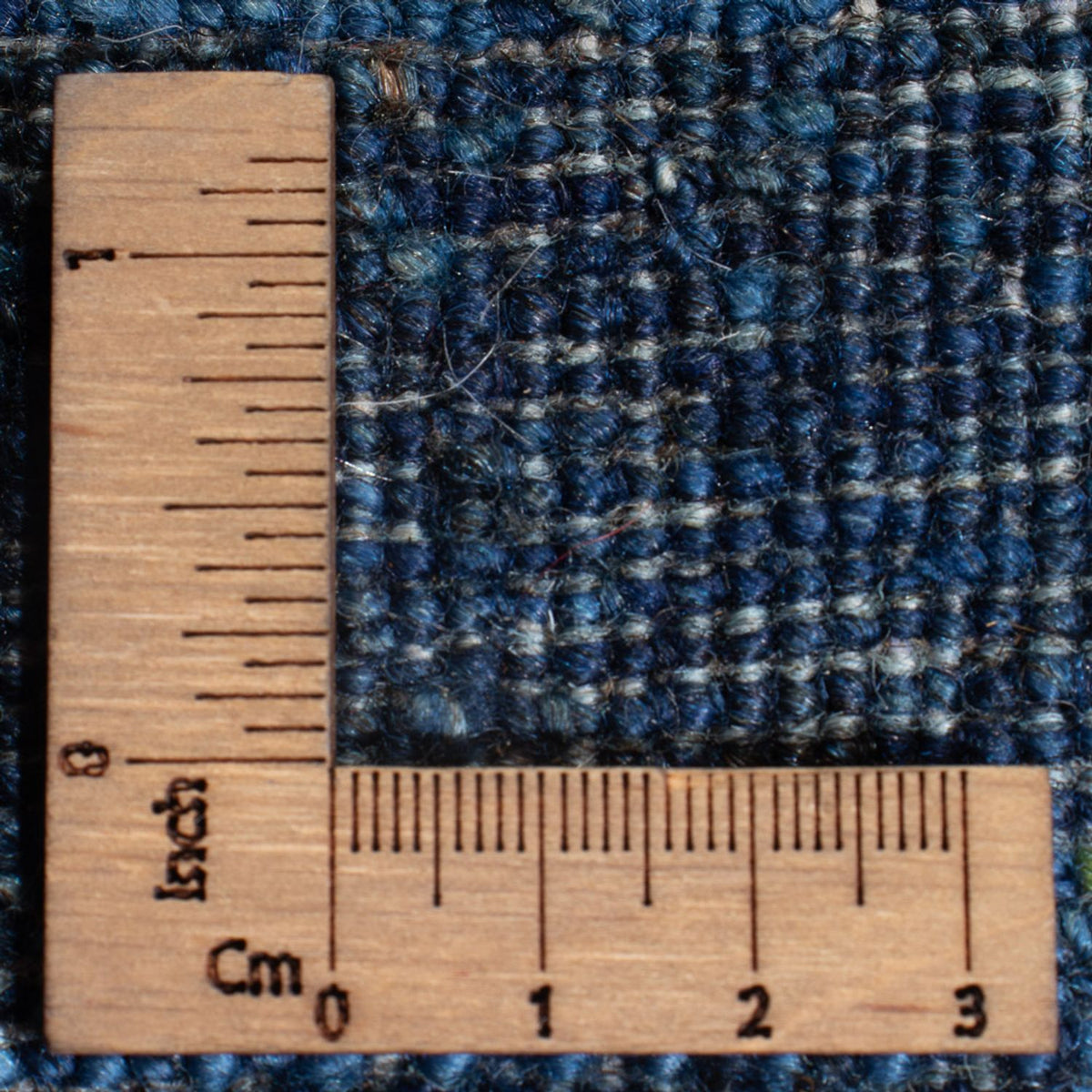 Gabbeh Tæppe - Loribaft Persisk - 216 x 183 cm - mørkeblå