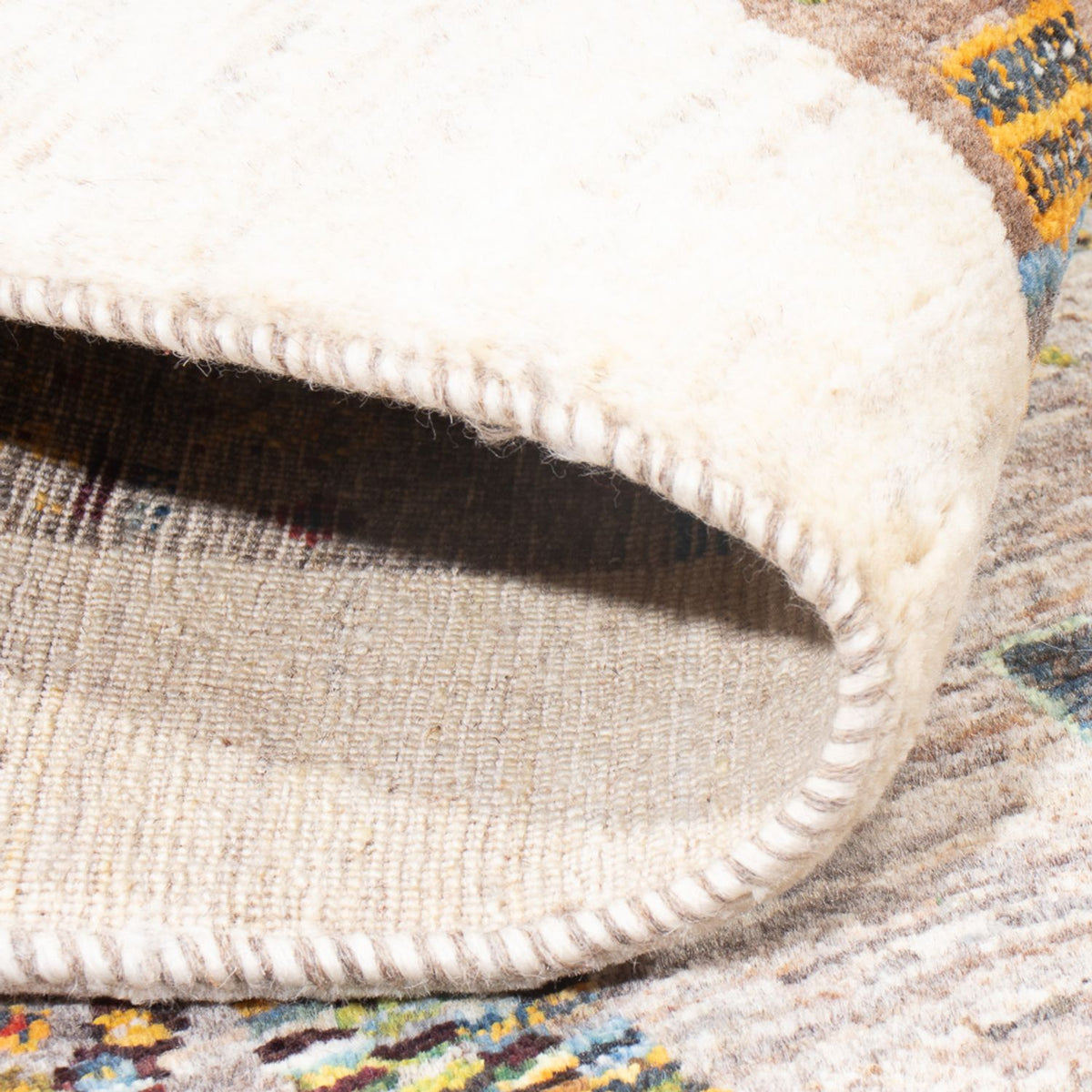 Gabbeh Tæppe - Loribaft Persisk - 236 x 164 cm - flerfarvet