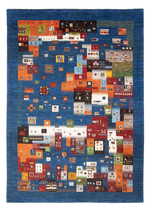 Gabbeh Tæppe - Loribaft Persisk - 254 x 178 cm - flerfarvet