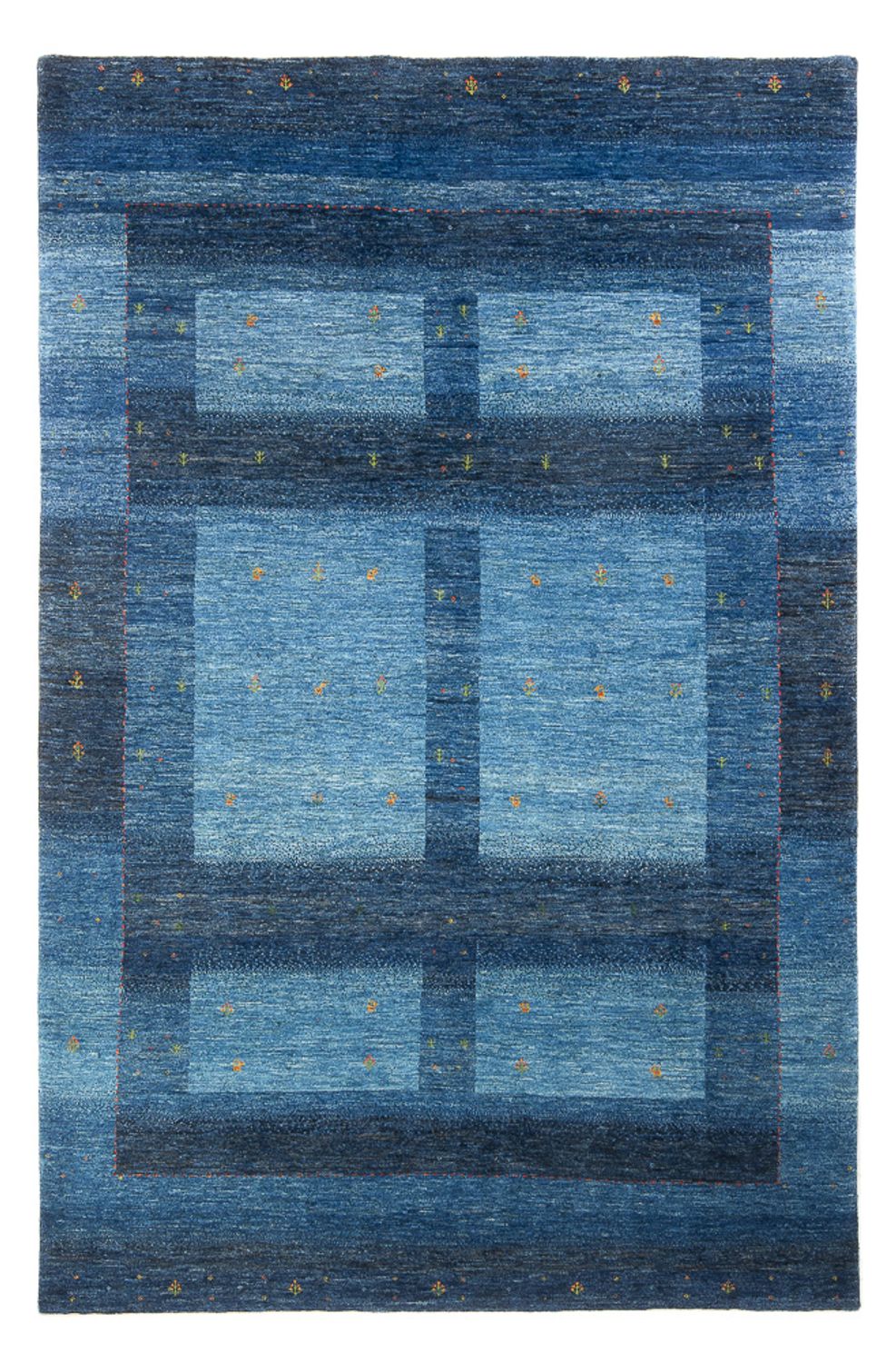 Gabbeh Tæppe - Loribaft Persisk - 250 x 170 cm - mørkeblå