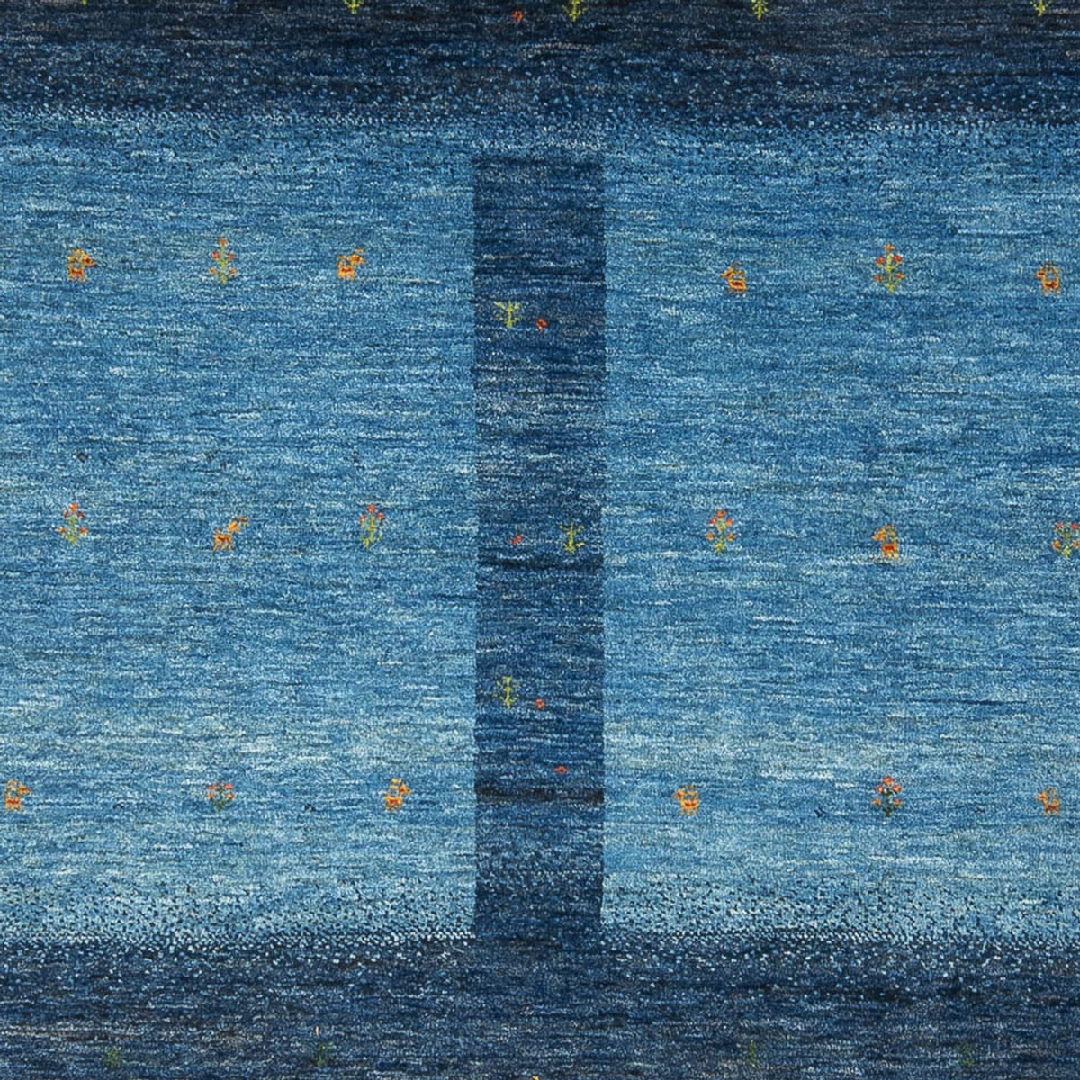 Gabbeh Tæppe - Loribaft Persisk - 250 x 170 cm - mørkeblå