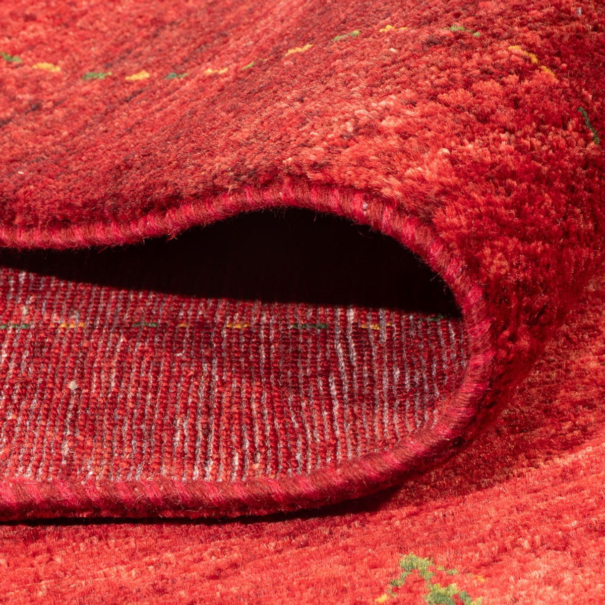 Gabbeh Tæppe - Loribaft Persisk - 238 x 170 cm - rød